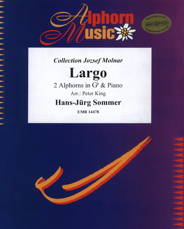 Largo<br>fr 2 Alphrner in Ges und Klavier