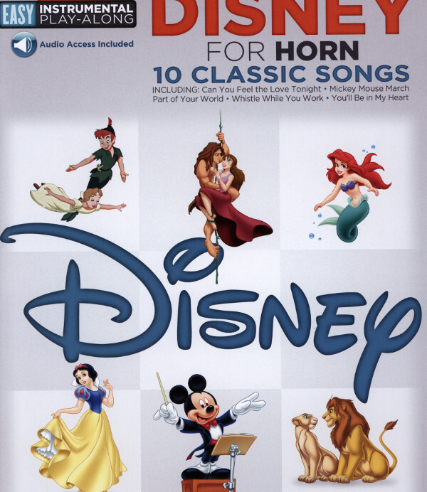 Disney - 10 Classic Songs<br>Horn Solo + Audio Files zum Downloaden (audio files for download)