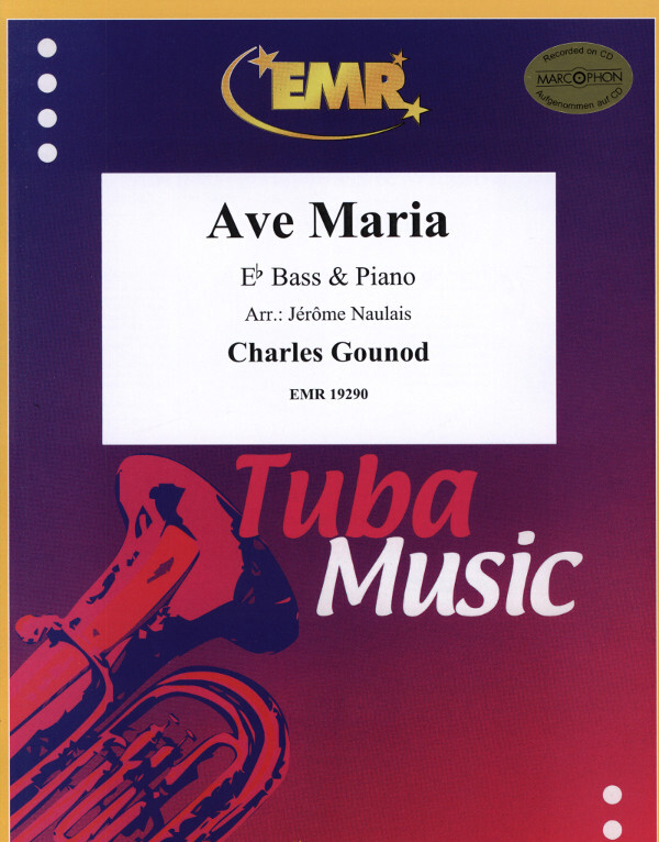 Ave Maria<br>fr Eb Bass (Es-Stimme im Violinschlssel) und Klavier