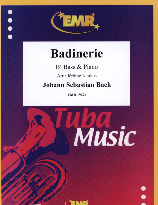 Badinerie<br>fr Bb Bass (B-Stimme im Violinschlssel) und Klavier