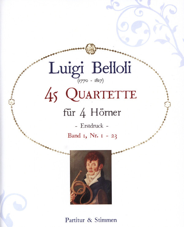 45 Quartette - Band 1 - Nr. 1-23<br>fr 4 Hrner (horn quartet)