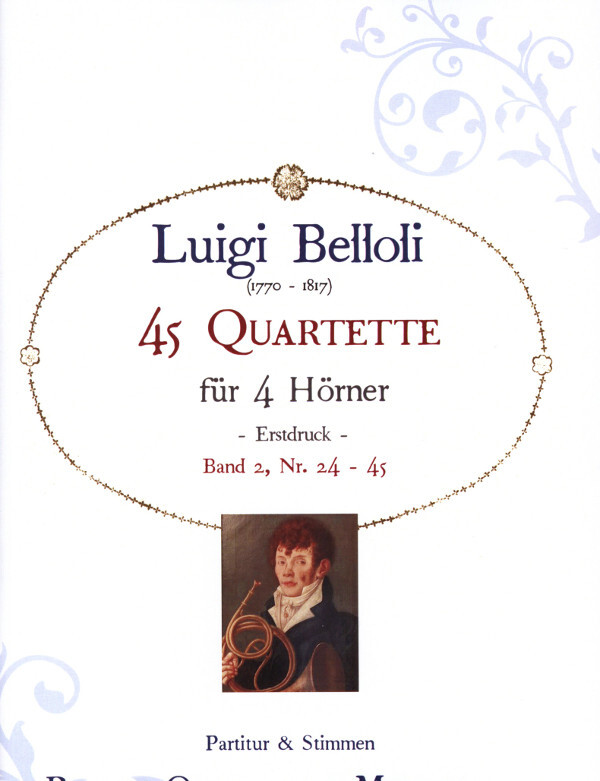 45 Quartette - Band 2 - Nr. 24-45<br>fr 4 Hrner (horn quartet)