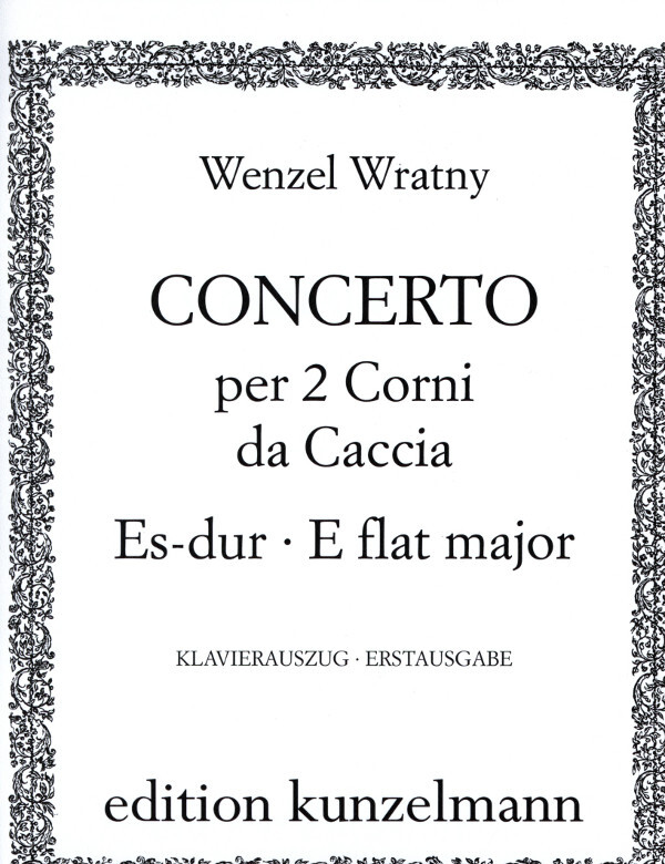 Concerto per 2 Corni da Caccia<br>fr 2 Corni da Caccia und Klavier (Klavierauszug)