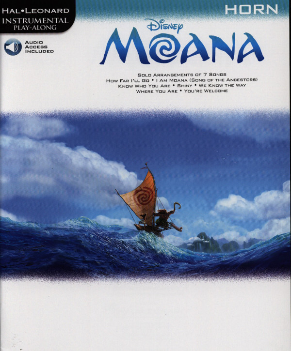 Vaiana - Moana<br>Horn in F Solo + Audio-Online-Playalong