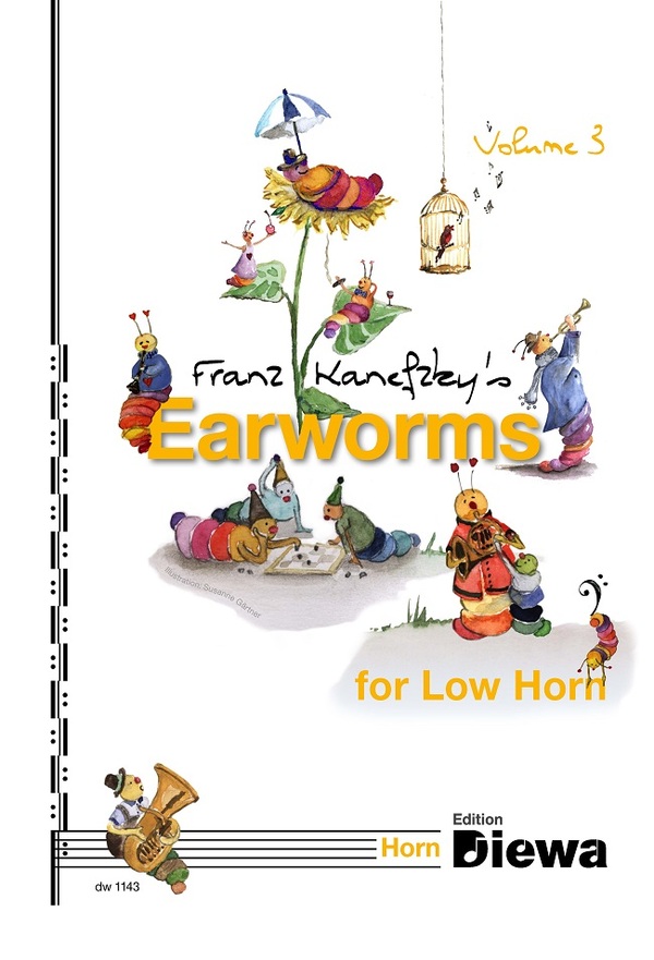 Earworms for Low Horn - Volume 3 - 51 Earworms (easy - intermediate)<br>fr Horn in F (mittel-schwer)