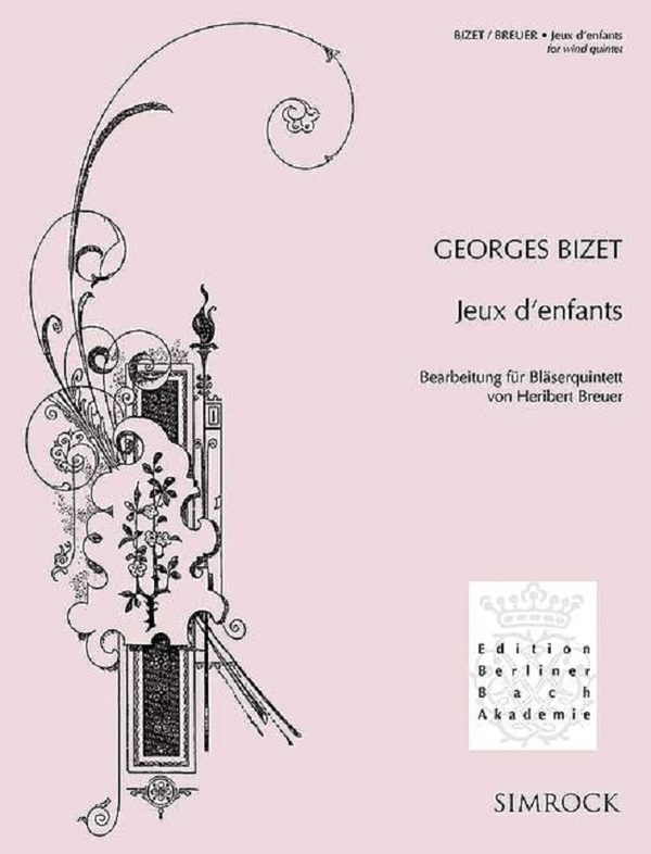Jeux d'enfants<br>fr Blechblserquintett (Flte, Oboe, Klar., Horn, Fagott)