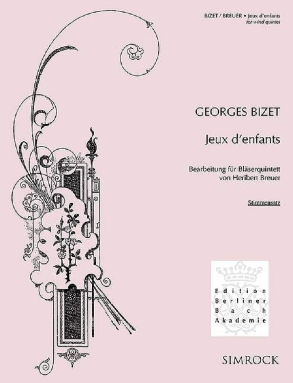 Jeux d'enfants<br>fr Blserquintett (Flte, Oboe, Klar., Horn, Fagott)