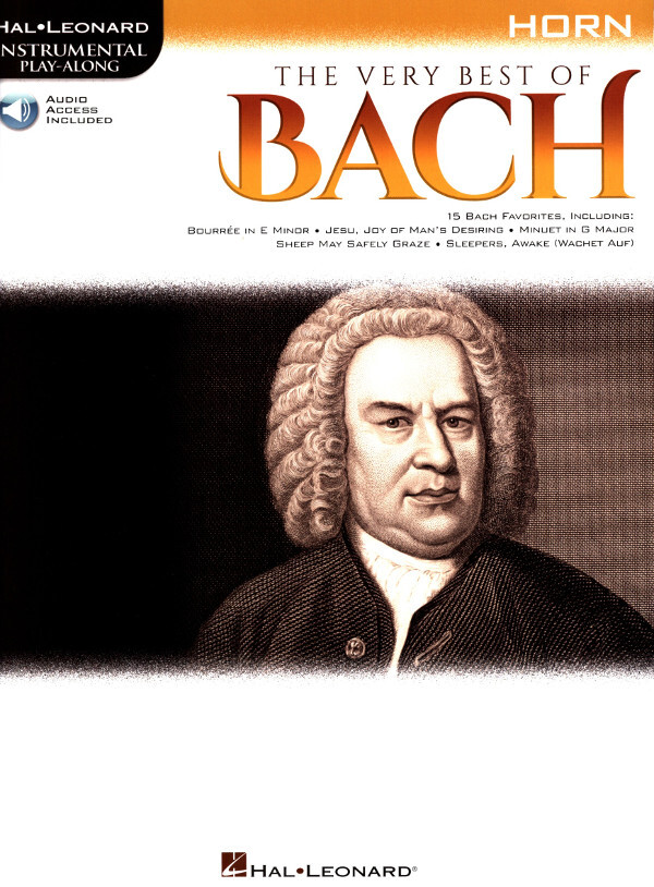 The Very Best of Bach - 15 Bach Favorites<br>Horn in F Solo + Download-Playalong