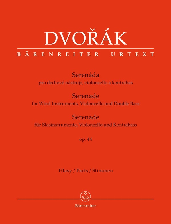 Serenade in d-Moll op. 44 - nur Stimmen<br>fr Blasinstrumente +  Cello und Kontrabass