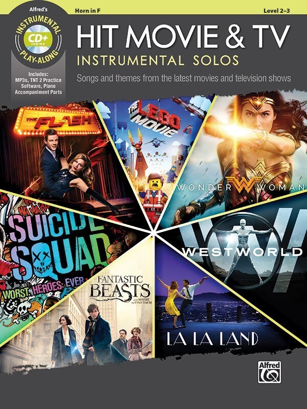 Hit Movie & TV Instrumental Solos<br>Horn solo + Instrumental Play-Along CD