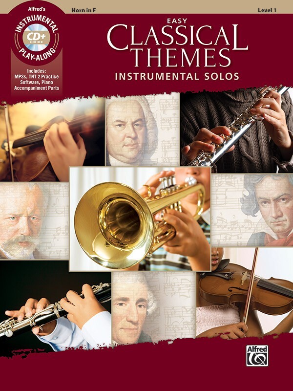 Easy Classical Themes - Instrumental Solos for Horn<br>Horn in F Solo + Playback-CD