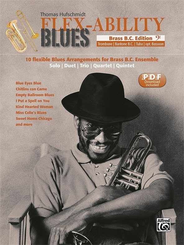Flex-Ability Blues - Brass B.C. Edition (+ PDF- Download)<br>fr Posaune/Bariton/ Tuba/ opt. Fagott