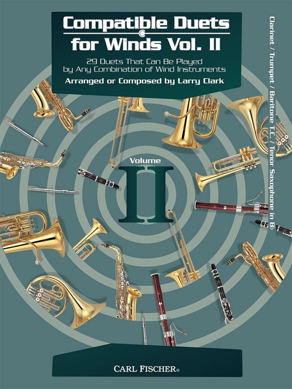 Compatible Duets for Winds - Volume II fr Trompete/Klarinette/Bariton<br>