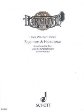 Ragtimes & Habaneras - nur Partitur<br>fr Blechblser