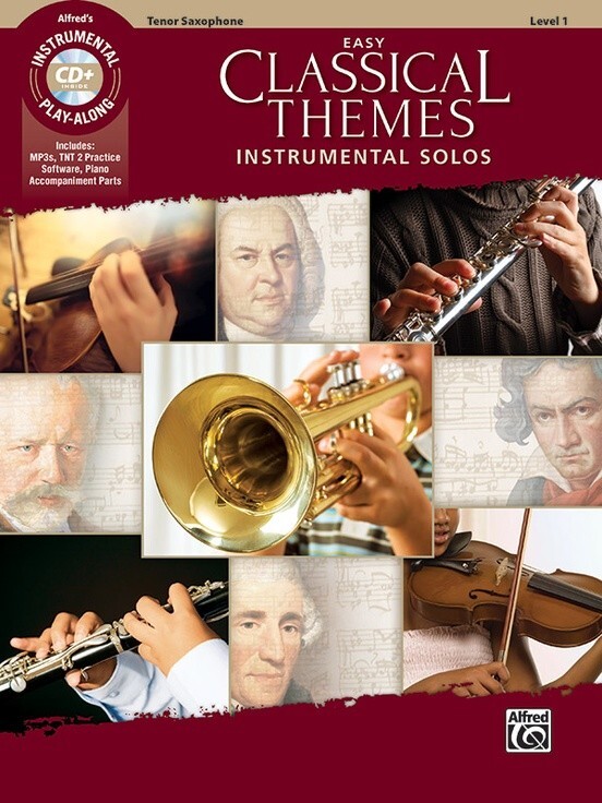 Easy Classical Themes Instrumental Solos fr Tenorsaxophon<br>