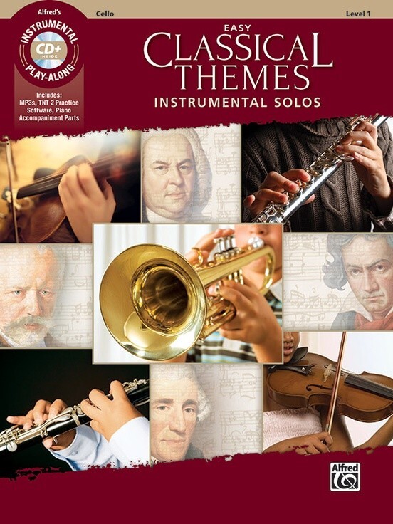 Easy Classical Themes Instrumental Solos fr Cello<br>