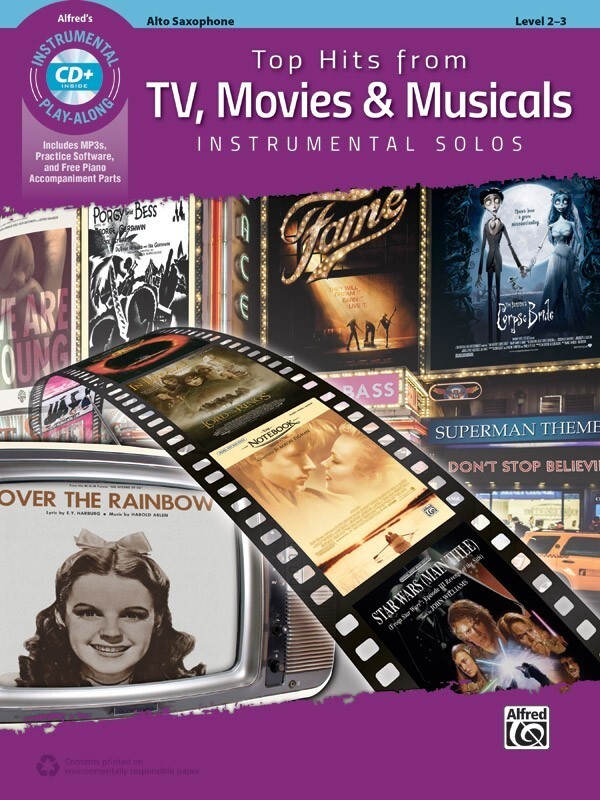 Top Hits from TV, Movies & Musicals Instrumental Solos fr Altsaxophon<br>