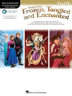 Songs From Frozen, Tangled & Enchanted fr Flte<br>Instrumental Play-Along