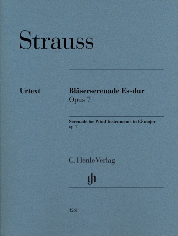 Blserserenade Es-dur op. 7<br>Studienpartitur