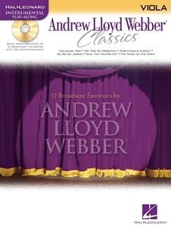 Andrew Lloyd Webber Classics fr Viola<br>Instrumental Play-Along