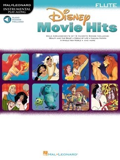 Disney Movie Hits fr Flte<br>Instrumental Play-Along