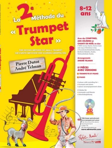 2eme Mthode du Tout Petit Trumpet Star<br>fr Trompete Solo incl. online Media