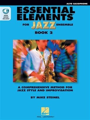 Essential Elements for Jazz Ensemble - Alto Sax<br>Book 2 - Buch + online media