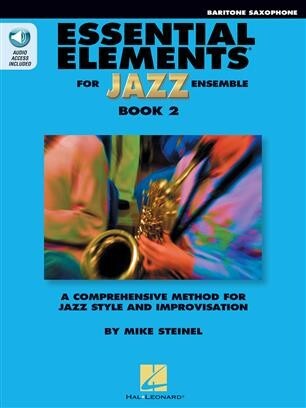 Essential Elements for Jazz Ensemble - Bariton Sax<br>Book 2 - Buch + online media