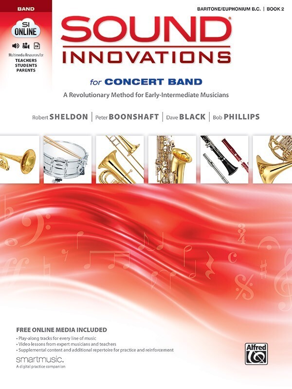 Sound Innovations for Concert Band, Vol.2 - Bariton/Euphonium B.C.<br>Buch, CD + DVD