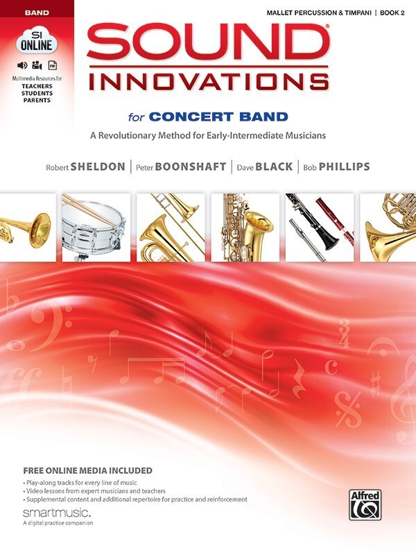 Sound Innovations for Concert Band, Vol.2 - Mallets+ Timpani<br>Buch, CD + DVD