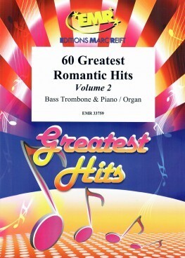 60 Greatest Romantic Hits Vol 2 fr Bass Posaune + Piano<br>