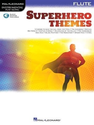 Superhero Themes - Flte<br>Buch + Online Audio