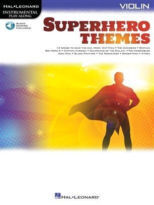 Superhero Themes - Violine<br>Buch + Online Audio