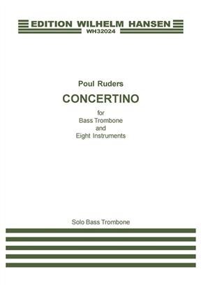Concertino fr Bassposaune + 7 Instrumente<br>Bassposaune + Ensemble (Solostimme)