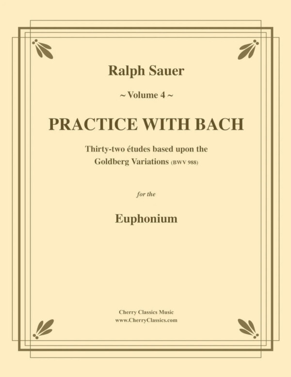 Practice with Bach - Vol 4<br>Euphonium  (B.C.)