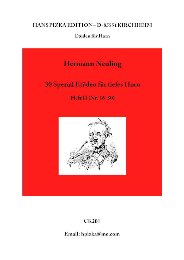 30 Spezial Etden fr tiefes Horn Band 2 (Nr. 16 - 30)<br>fr tiefes Horn