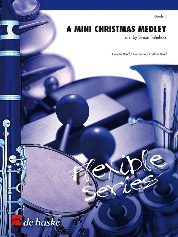 A Mini Christmas Medley<br>fr Blserquartett + Drums + opt. Piano