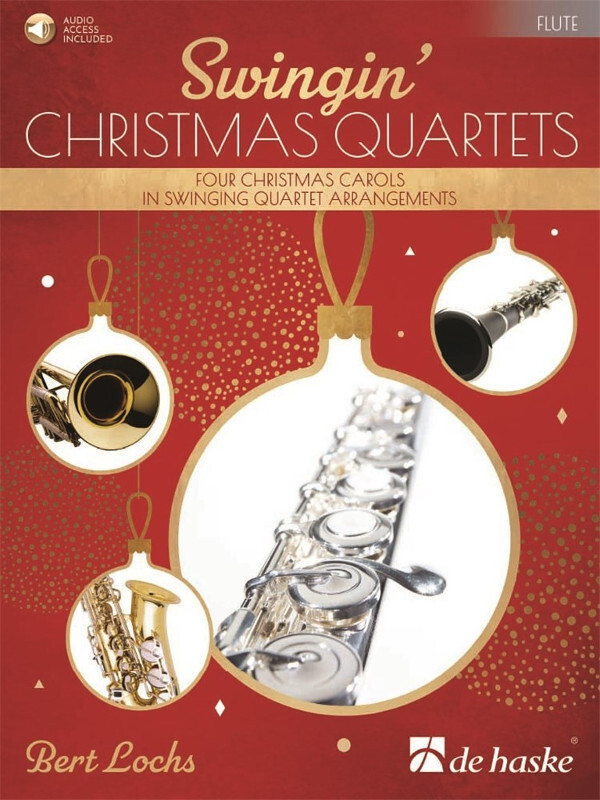 Swingin' Christmas Quartets<br>Flten Quartett - Set + Online Audio