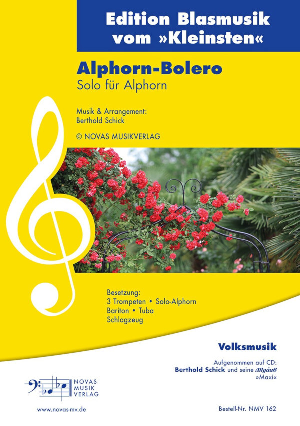 Alphorn-Bolero<br>3 Trompeten/Bariton/Solo-Alphorn/Tuba/Schlagzeug
