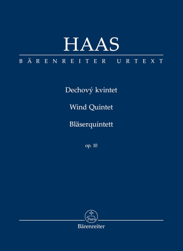 Blserquintett op.10 - Studienpartitur<br>Flte, Oboe, Klarinette, Horn, Fagott