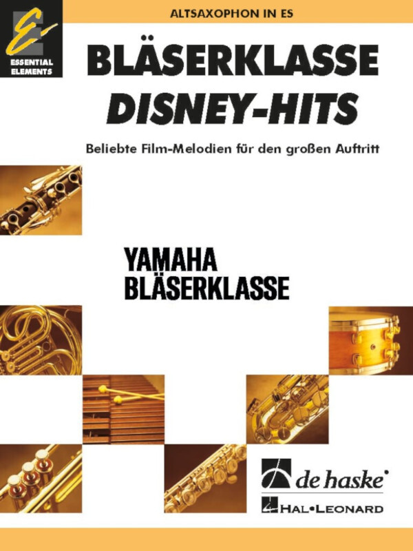 BlserKlasse Disney- Hits - Altsaxophon in Es<br>