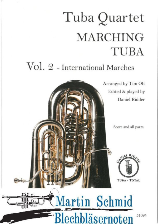 Tuba Quartett Marching Tuba Vol.1 -  John Philip Sousa<br>f�r 4 Tuben