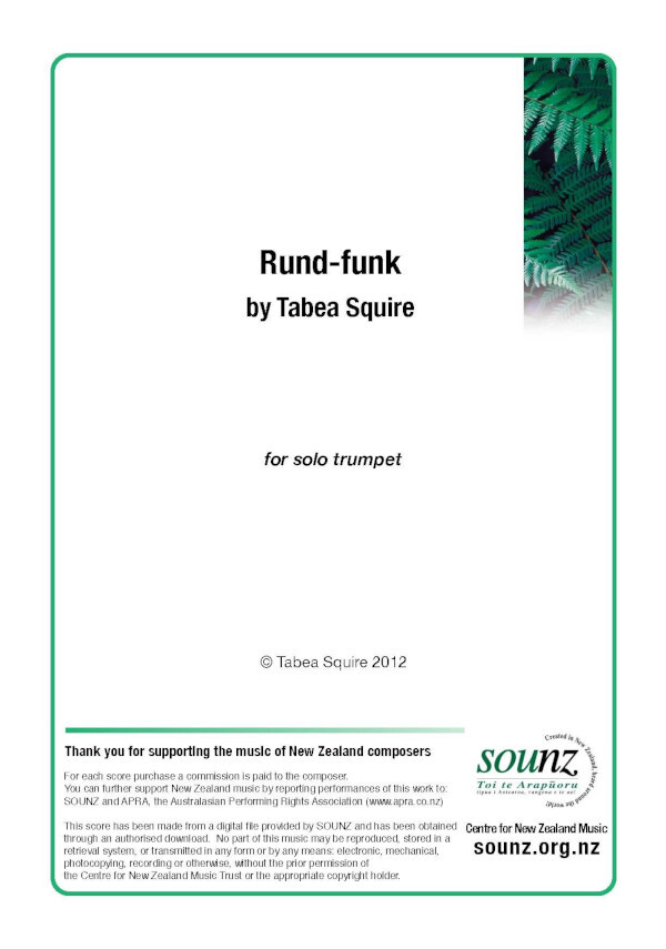 Rund-funk<br>f�r Trompete Solo