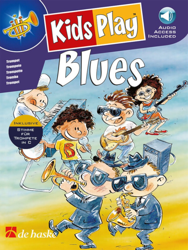 Kids Play Blues<br>fr Trompete in C solo + Audio files