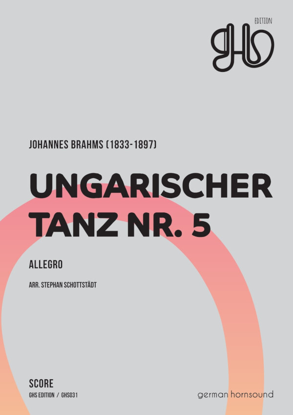 Ungarischer Tanz Nr. 5 - Allegro<br>fr 4 Hrner - 4 horns