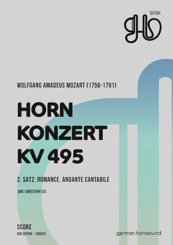 Hornkonzert KV 495 - 2. Satz: Romanze. Andante Cantabile<br>fr 4 Hrner - 4 horns