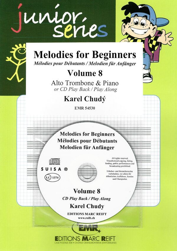 Melodies for Beginners Volume 8<br>M�lodies pour D�butants / Melodien f�r Anf�nger