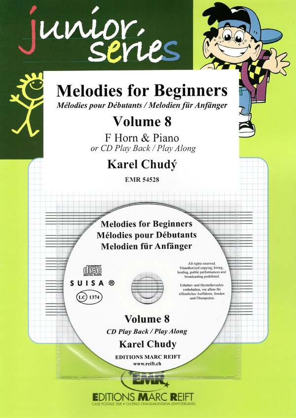 Melodies for Beginners Volume 8<br>M�lodies pour D�butants / Melodien f�r Anf�nger