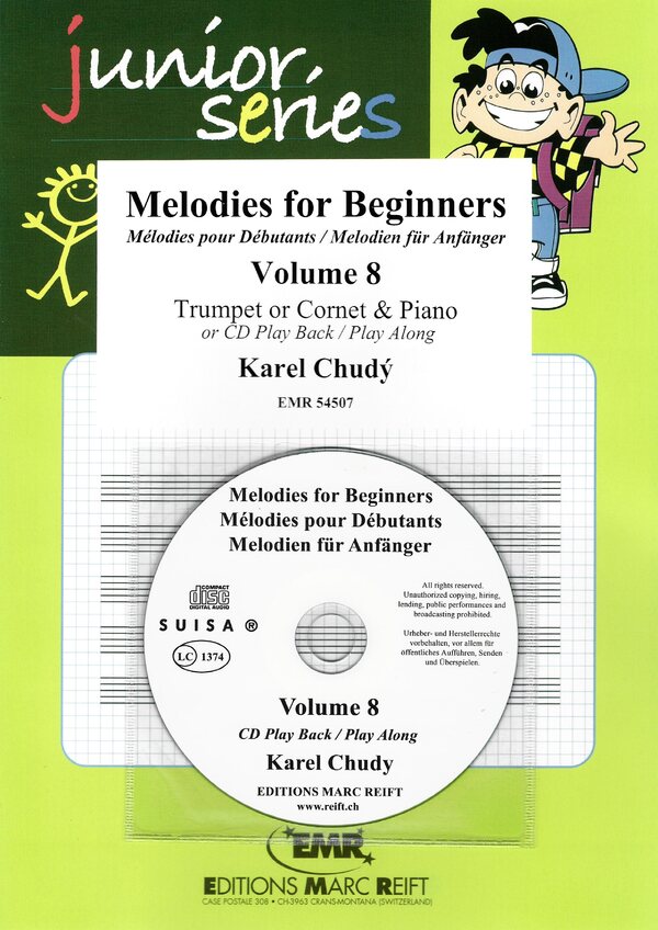 Melodies for Beginners Volume 8<br>M�lodies pour D�butants / Melodien f�r Anf�nger