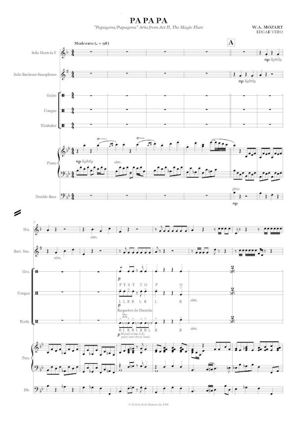 PA PA PA Inspired by W.A. Mozart's Papageno